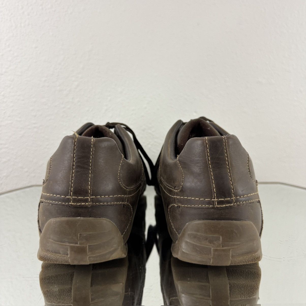 Arizona Jean Co. ARIZONA Vintage Brown Leather Suede Lace Up Oxford Sneakers Size US 12 / EU 45 - 4 Thumbnail