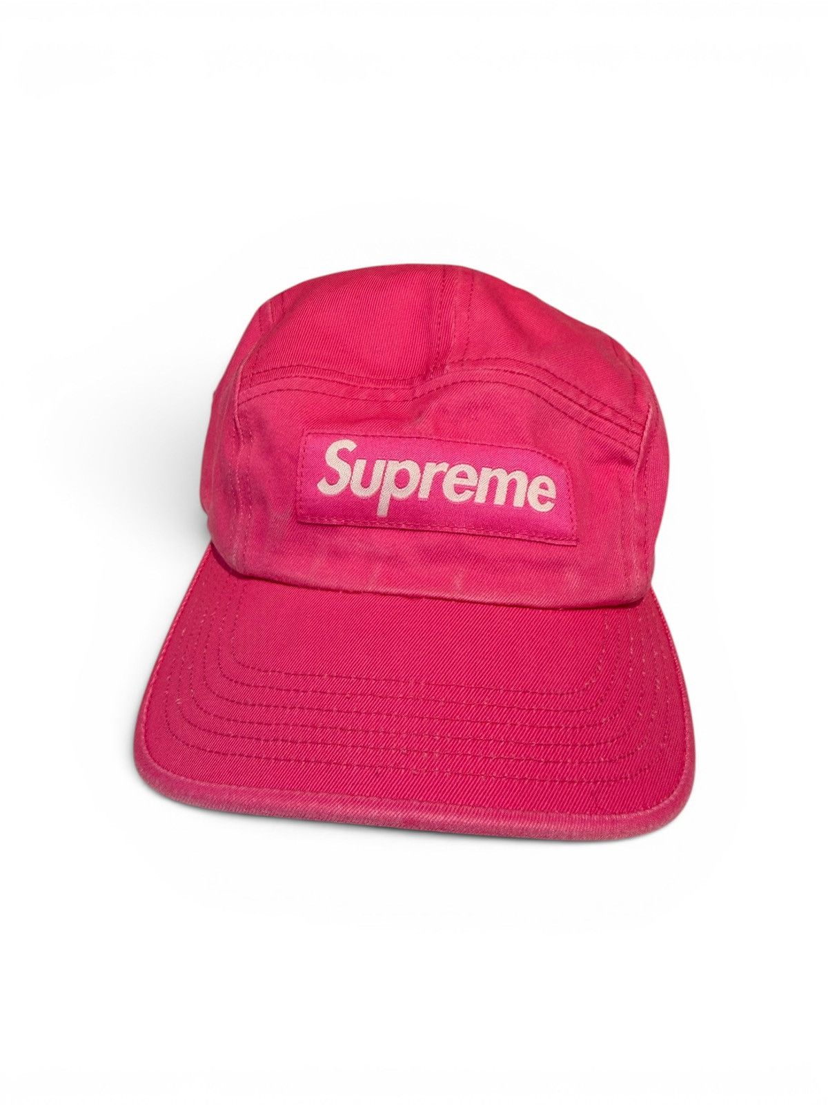 Supreme Supreme Washed Chino Twill Camp Cap Pink Size ONE SIZE - 1 Thumbnail