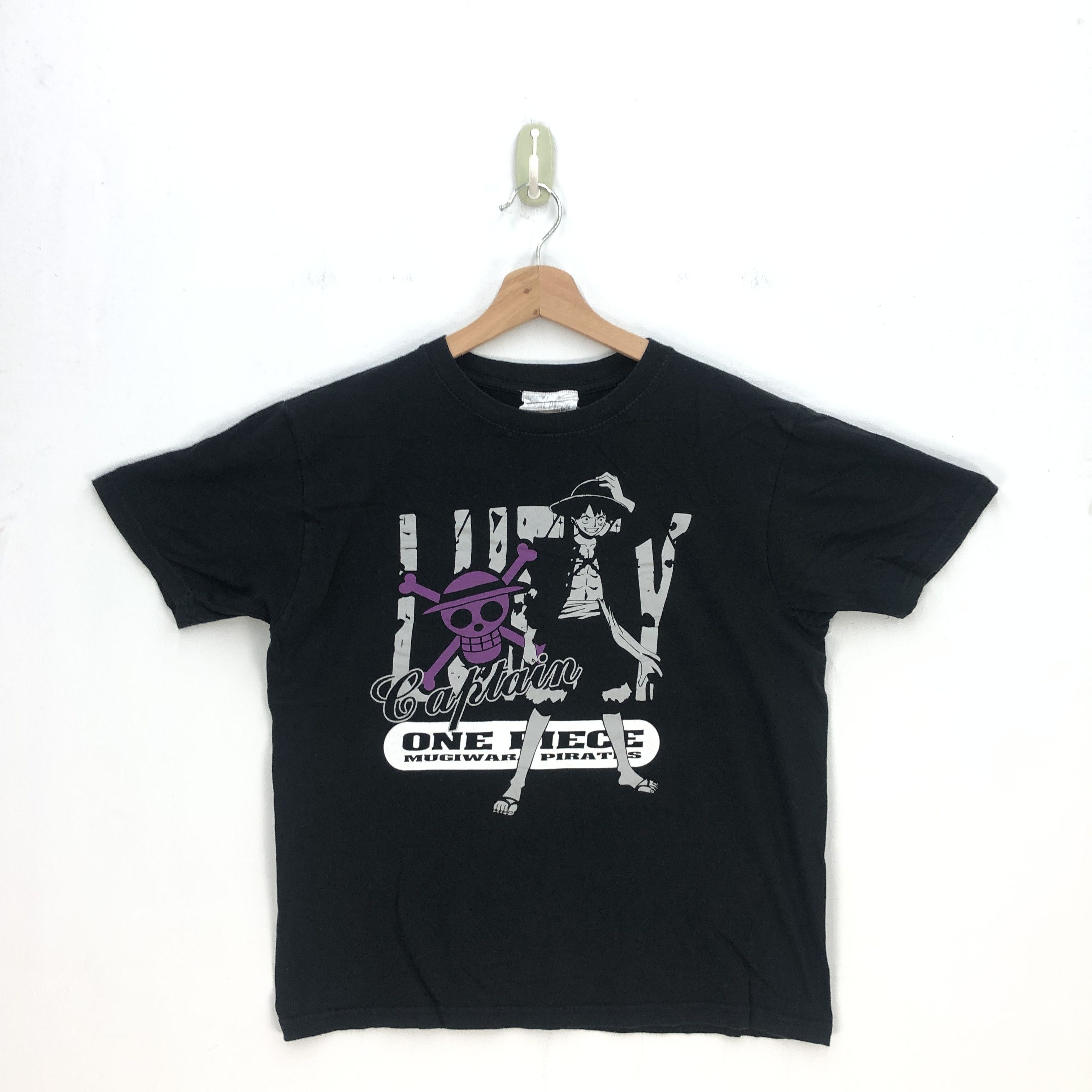 Anime Vintage One Piece T Shirt Japanese Luffy Anime Cartoon Tees Size US M / EU 48-50 / 2 - 1 Thumbnail