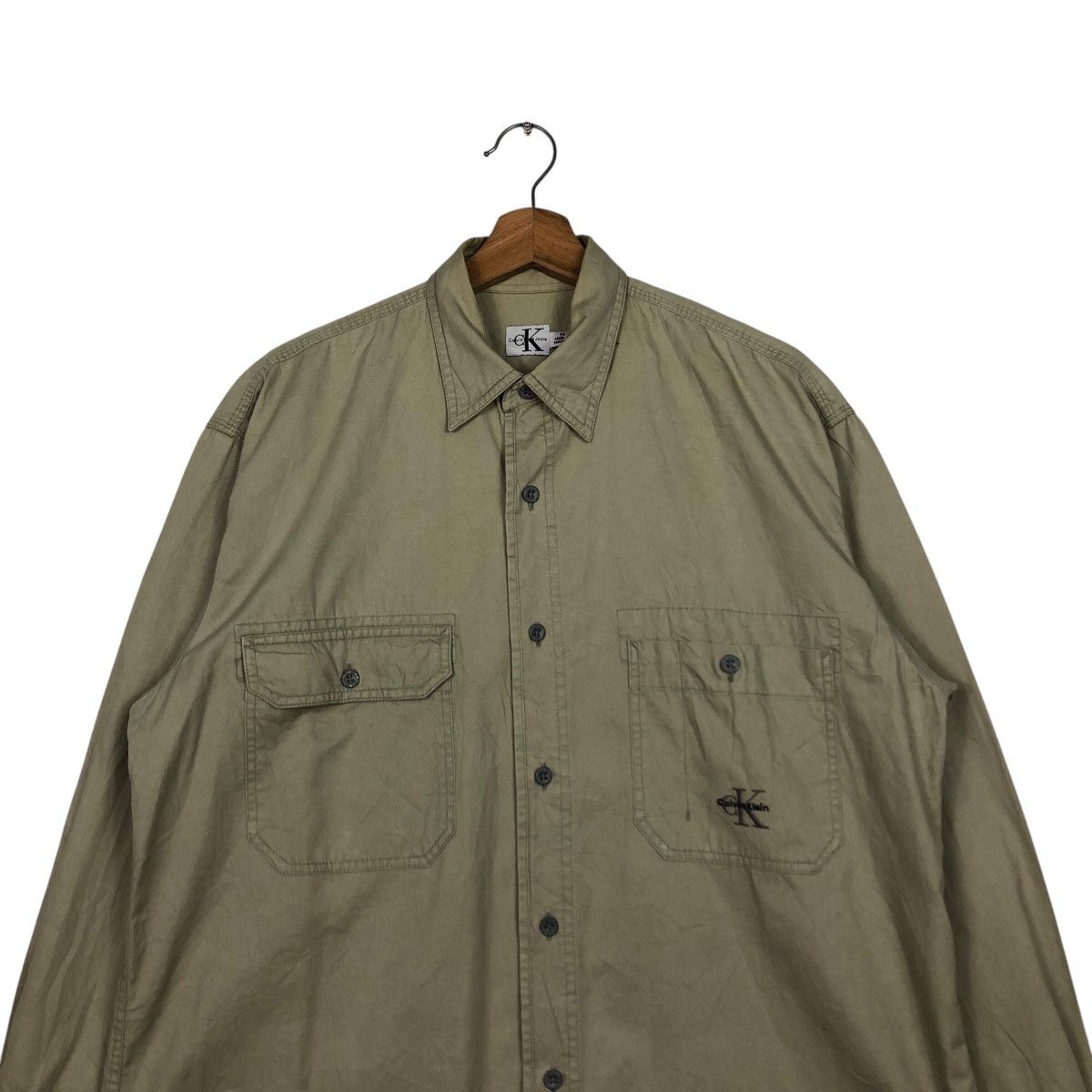 Calvin Klein × Japanese Brand 📌Vintage Chore Work Shirt Jacket Calvin Klein Jeans Size US M / EU 48-50 / 2 - 4 Thumbnail