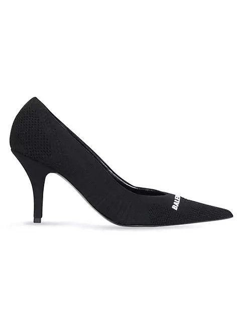 Balenciaga o1mt1gz1024 Knife 2.0 80mm Pump in Black Size US 6 / IT 36 - 1 Thumbnail