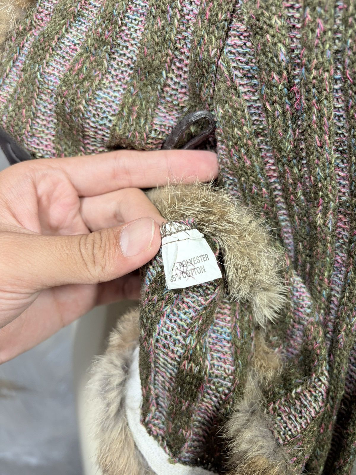 Le Grande Bleu (L.G.B.) Y2K Women Japanese Fur Knitwear Tops Size M / US 6-8 / IT 42-44 - 10 Thumbnail