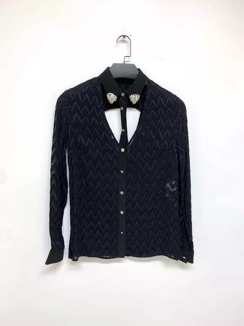 Versace Versace Long-sleeved jacket coat Size XS / US 0-2 / IT 36-38 - 1 Thumbnail