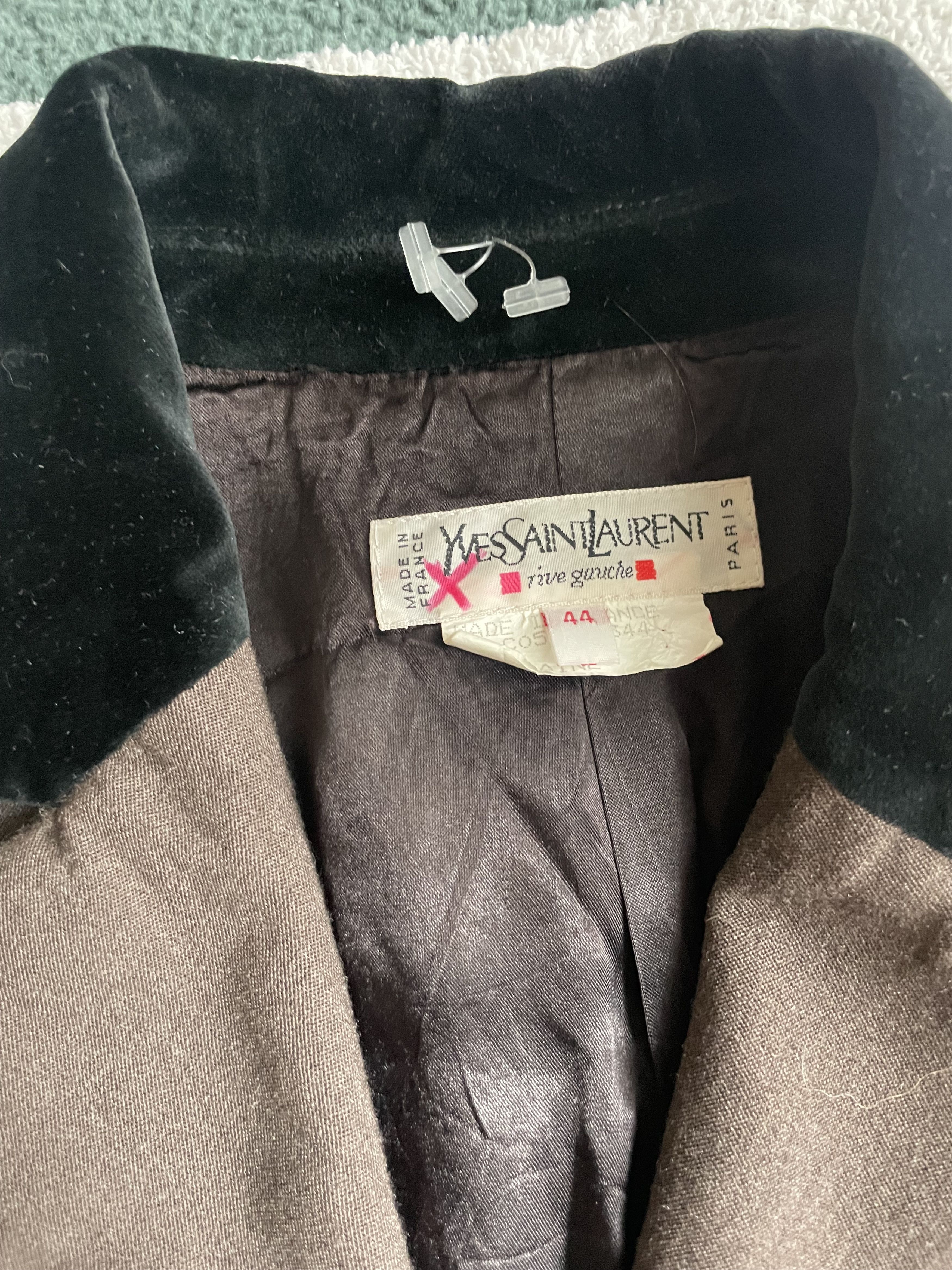 Yves Saint Laurent Vintage Yves Saint Laurent Rive Gauche Blazer Size S / US 4 / IT 40 - 3 Thumbnail