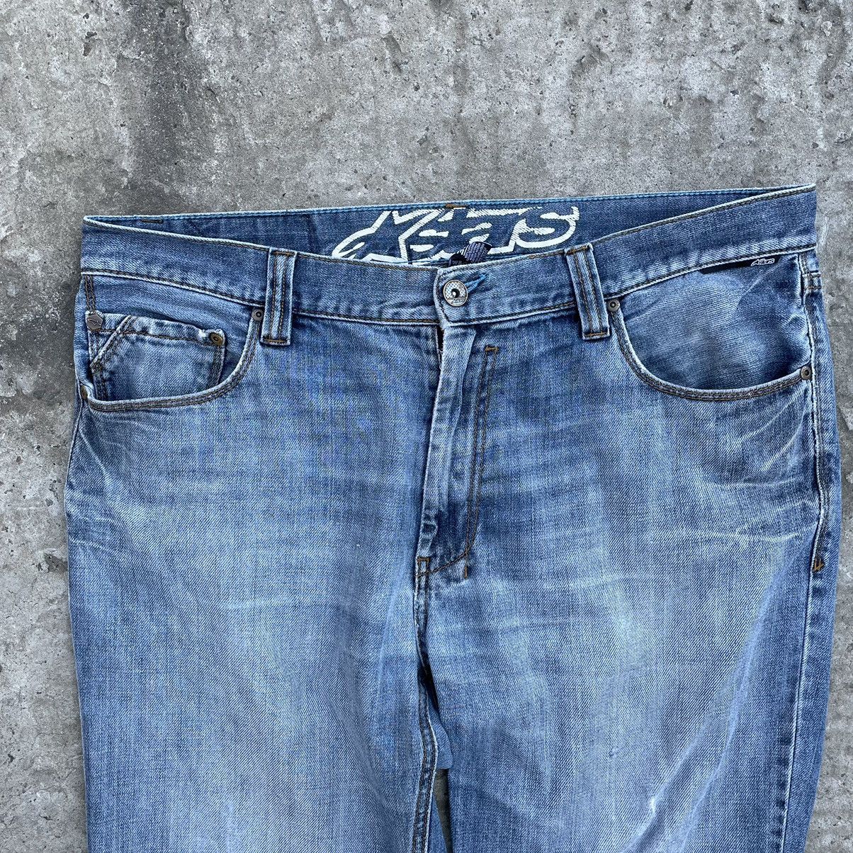 20471120 × Alpinestars Vintage AlpineStar Jeans Size 38 90s Style USA Racing Moto Size US 38 / EU 54 - 7 Thumbnail