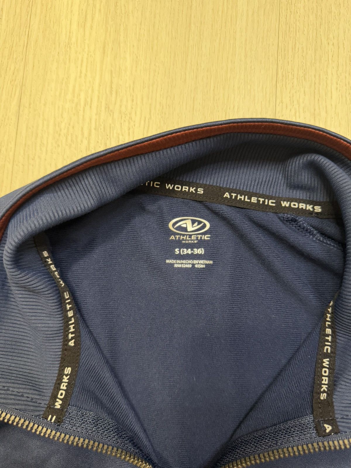 Athletic Works Y2K Striped Full Zip Up Track Jacket Size US S / EU 44-46 / 1 - 4 Thumbnail