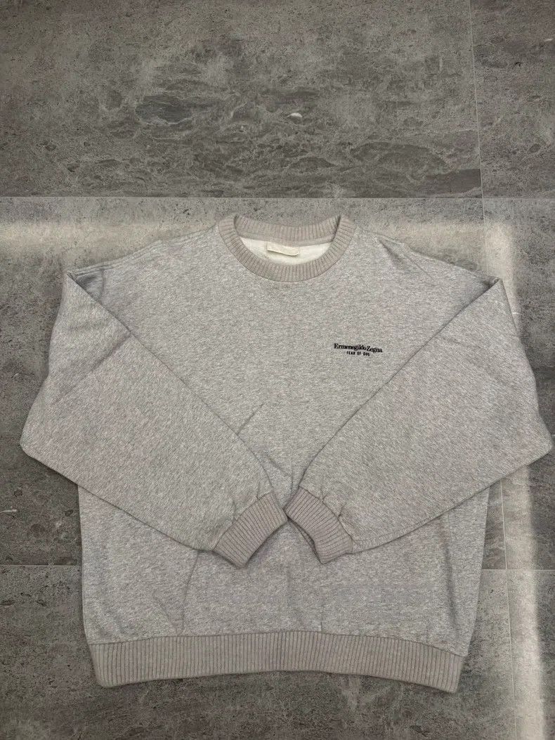 Fear of God Fear of God Co-branded gray loose crew neck sports sweatsh Size US S / EU 44-46 / 1 - 1 Thumbnail