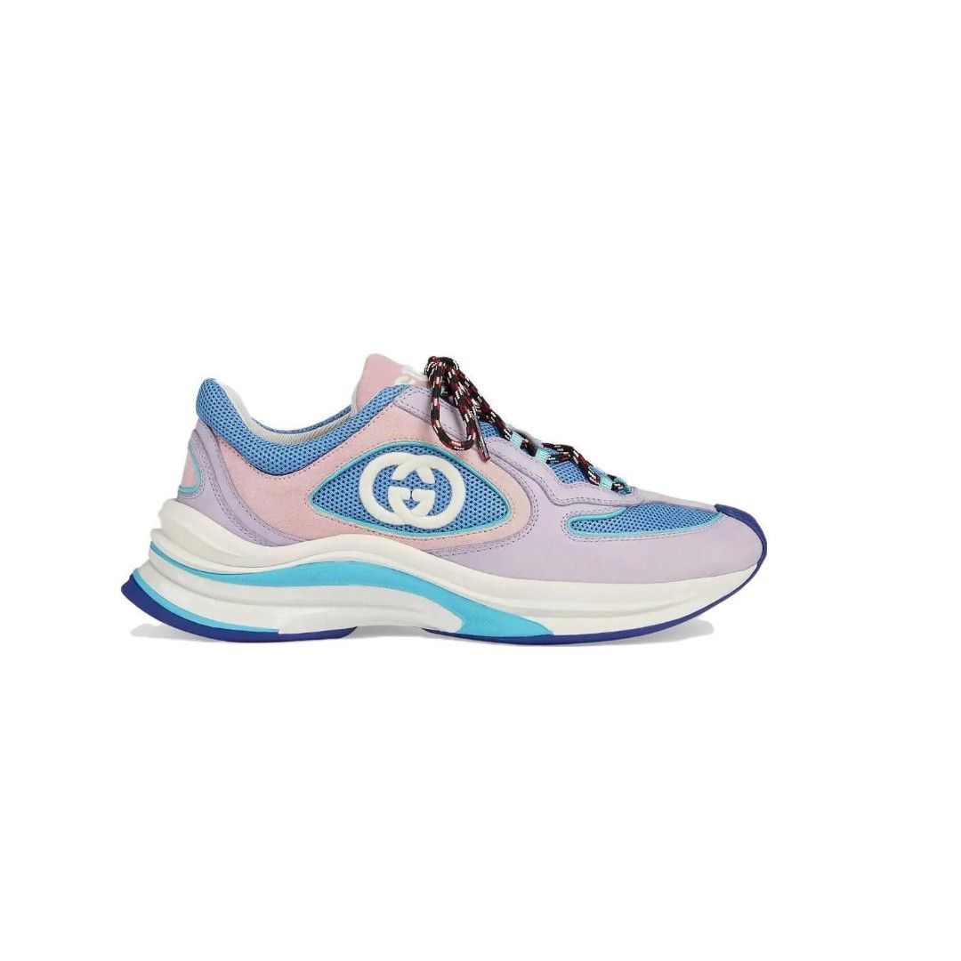 Gucci o1s1wg110225 Women's Gucci Run Sneakers in Multicolor Size US 9 / IT 39 - 1 Thumbnail