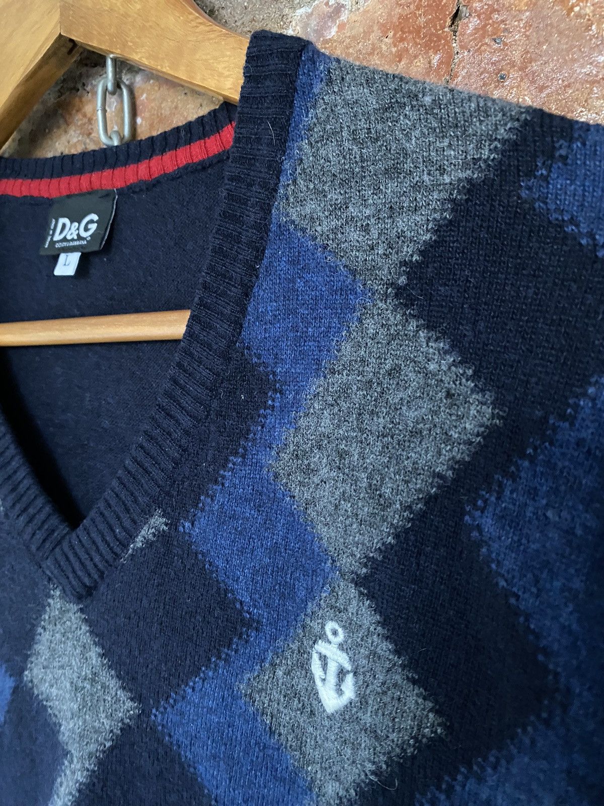 Dolce & Gabbana D&G knit unsquare Ortega wool Size US L / EU 52-54 / 3 - 6 Thumbnail