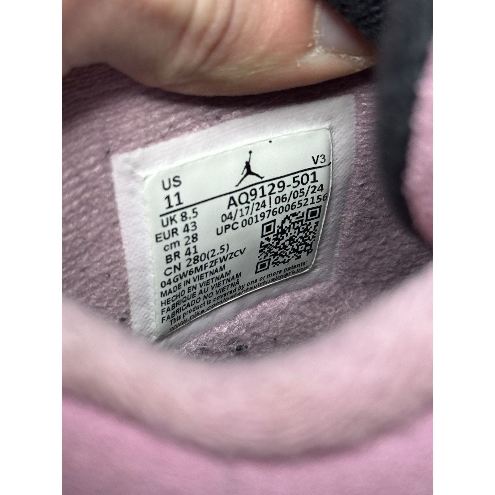 Jordan Brand Air Jordan 4 Retro Orchid W - Size 11w/9.5m Size US 11 / IT 41 - 7 Thumbnail