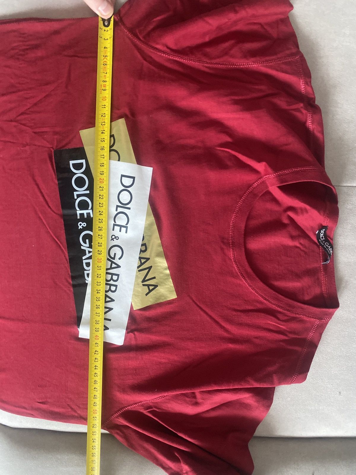 Dolce & Gabbana Luxury dolce & gabbana big logo drip tee Size US M / EU 48-50 / 2 - 8 Thumbnail