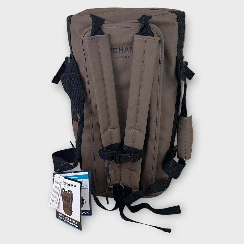 Duchamp Duchamp London Convertible Duffle Backpack Brown Black NEW Size 36 - 2 Thumbnail