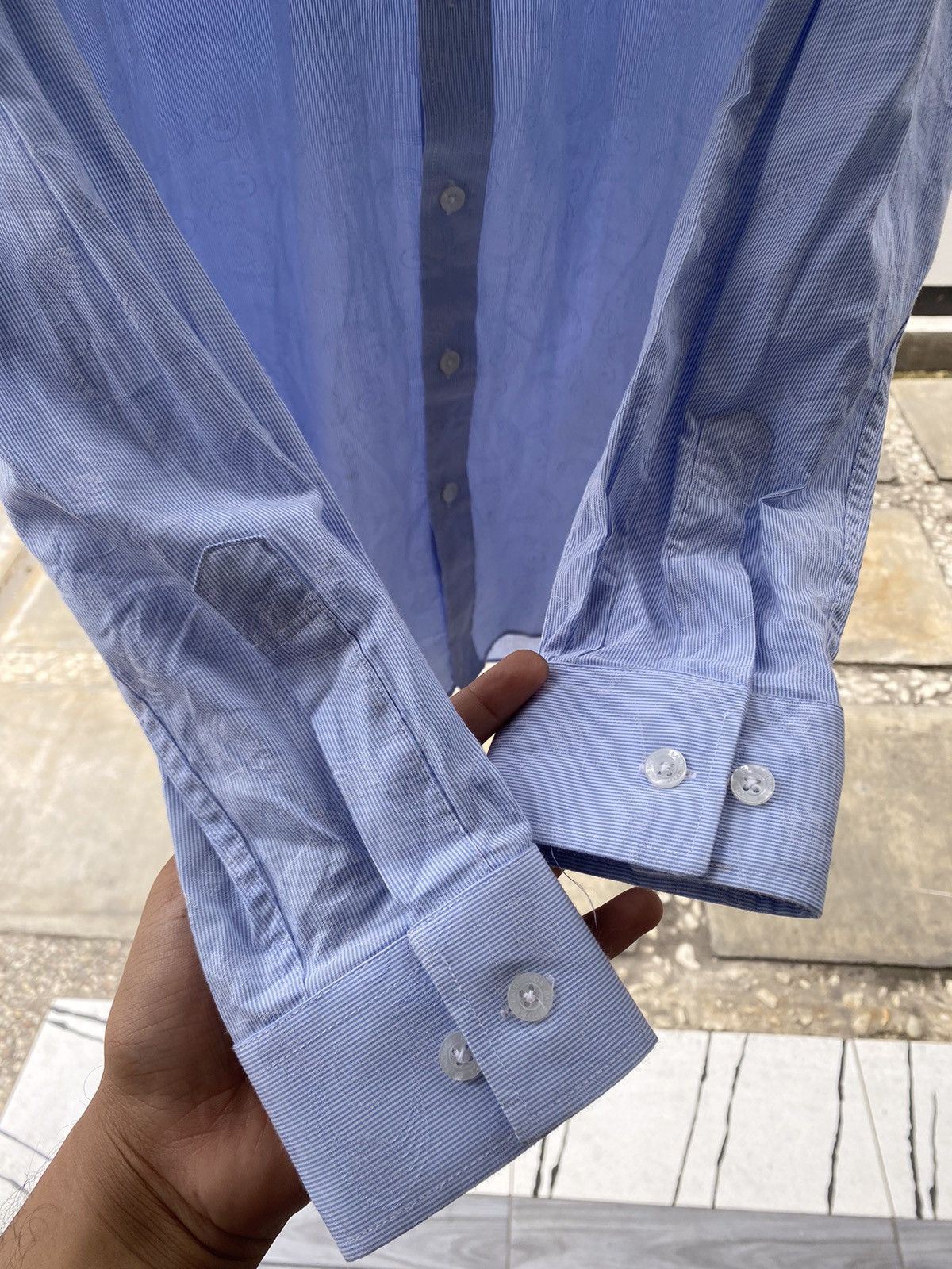 Balenciaga × Vintage Vintage balenciaga the classic button shirts Size US M / EU 48-50 / 2 - 6 Thumbnail