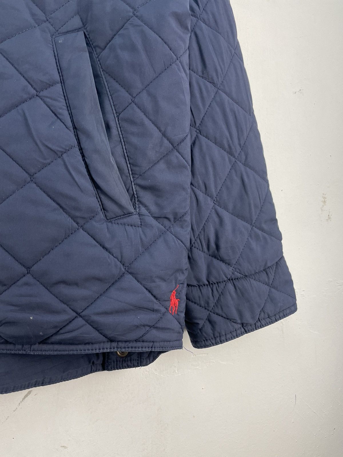 Polo Ralph Lauren Vintage Polo Ralph Lauren Quilted Puffer Jacket Navy Blue Size US M / EU 48-50 / 2 - 3 Thumbnail