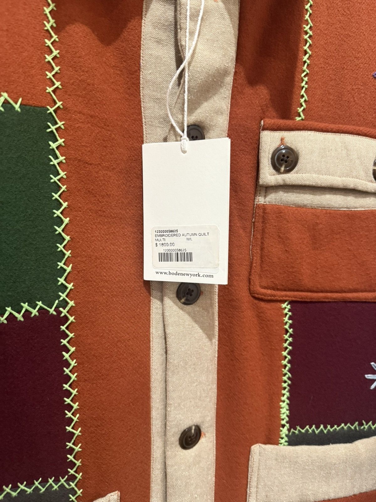 Bode BODE Embroidered Autumn Quilt Jacket M/L [NEW] Size US M / EU 48-50 / 2 - 2 Thumbnail