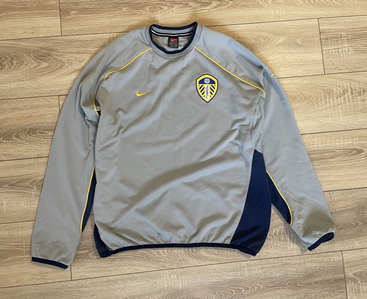 Nike × Vintage 2001 2002 Nike Leeds vintage training sweatshirt top sweat Size US XL / EU 56 / 4 - 1 Thumbnail