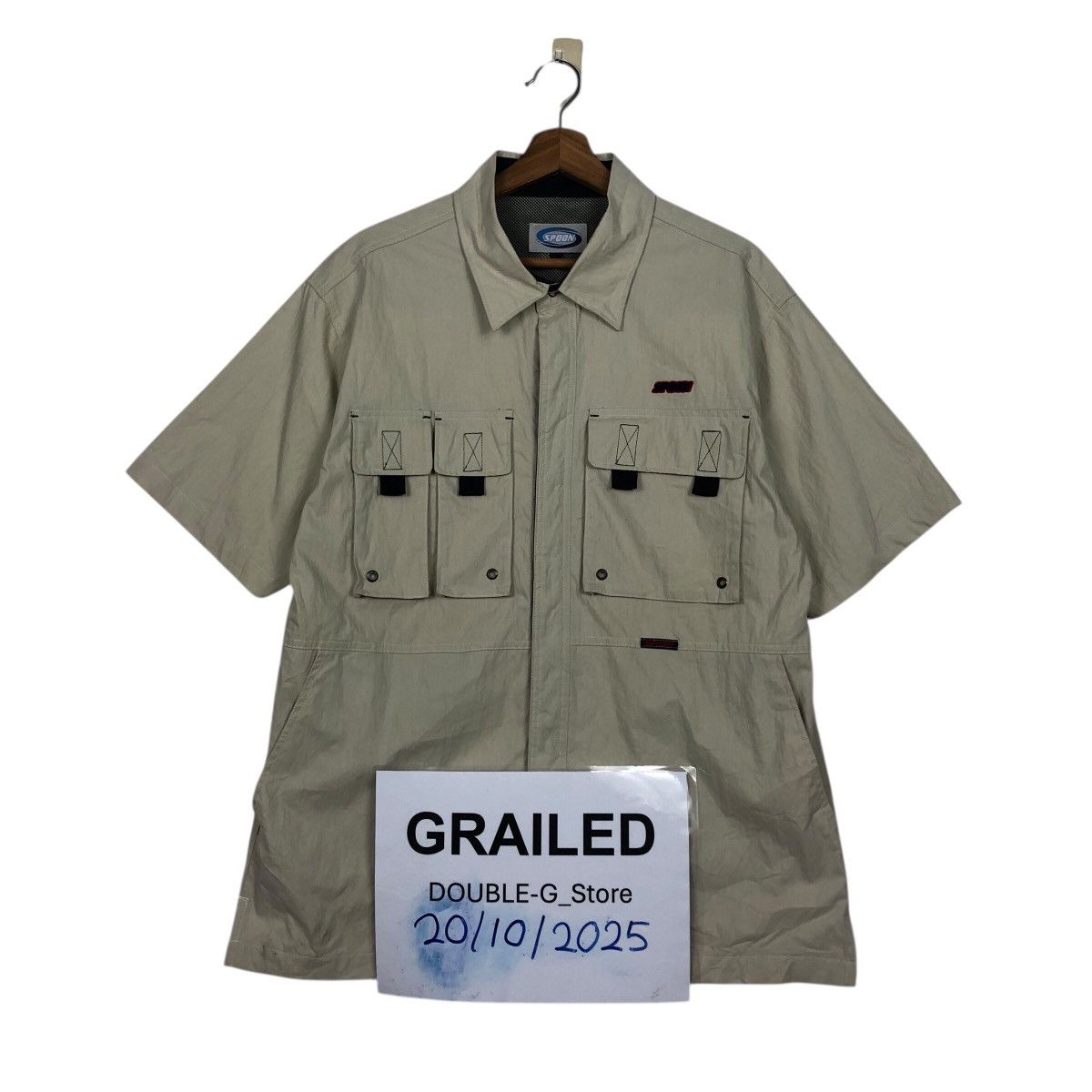 Japanese Brand 📌Vintage Bowling Shirt Spoon Short Sleeve Small Logo Size US L / EU 52-54 / 3 - 1 Thumbnail