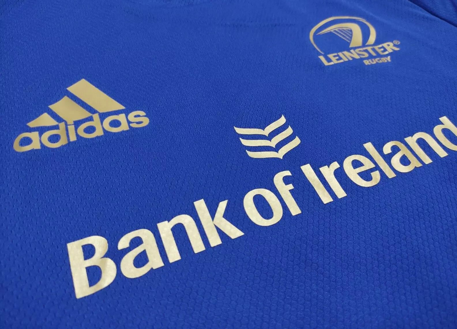 Adidas Leinster Rugby Union Perfomance Adidas Jersey PRIMEBLUE Size US L / EU 52-54 / 3 - 6 Thumbnail