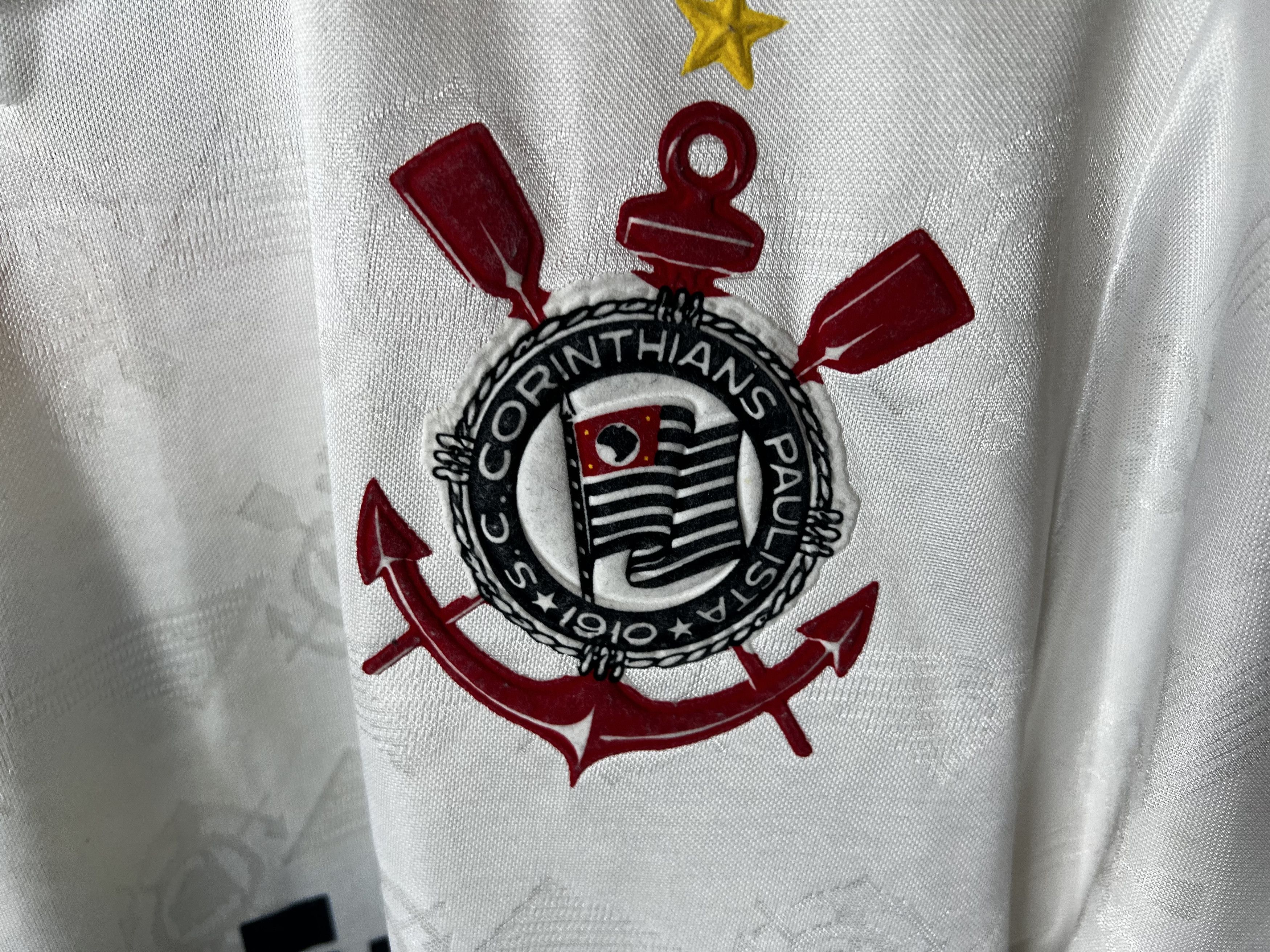 Penalty CORINTHIANS PAULISTA 1995 HOME FOOTBALL SHIRT SOCCER JERSEY Size US L / EU 52-54 / 3 - 5 Thumbnail