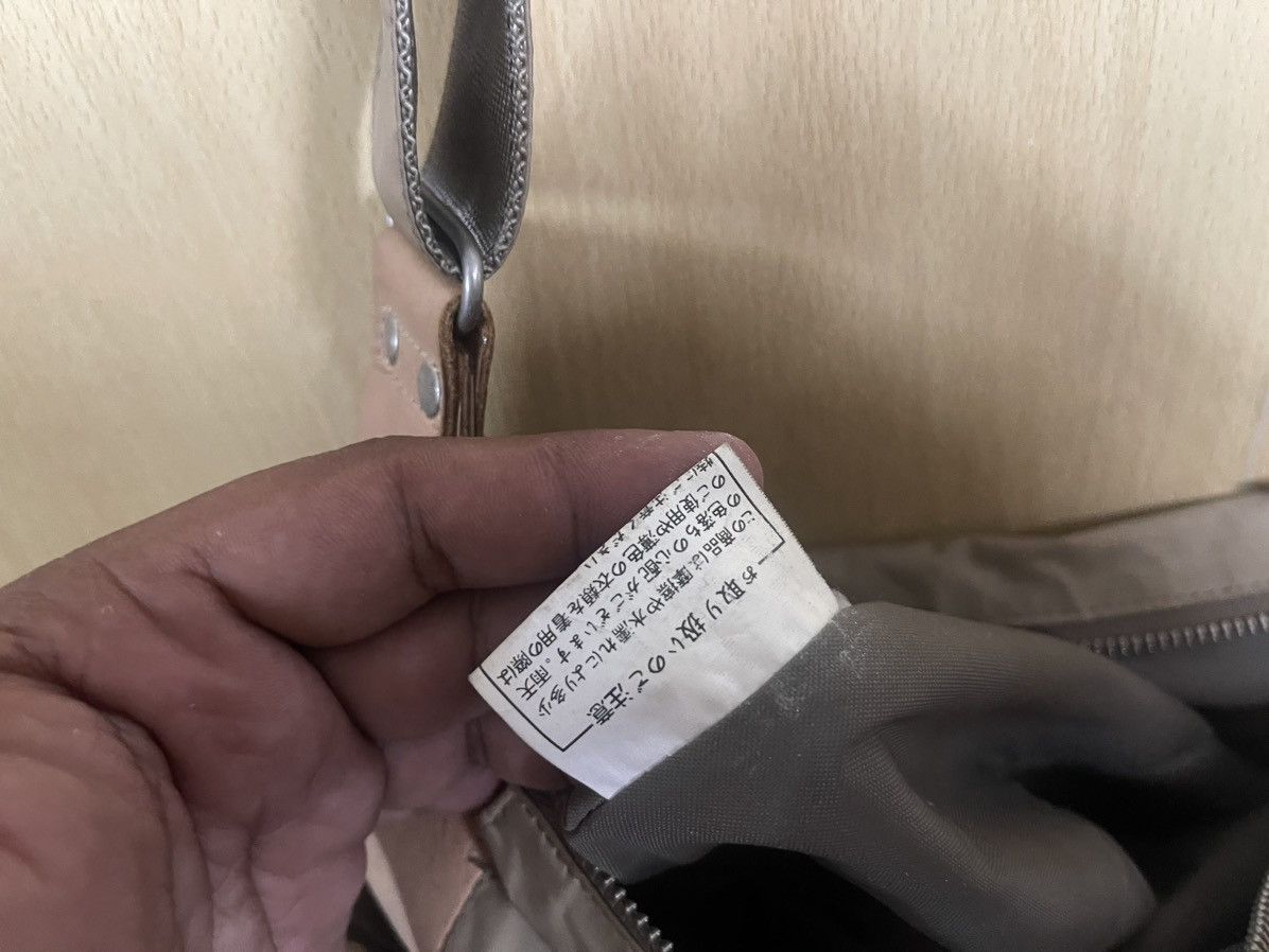Y's × Yohji Yamamoto Yohji Yamamoto Sling Messenger Bag Nylon with Leather Trim Size ONE SIZE - 12 Thumbnail