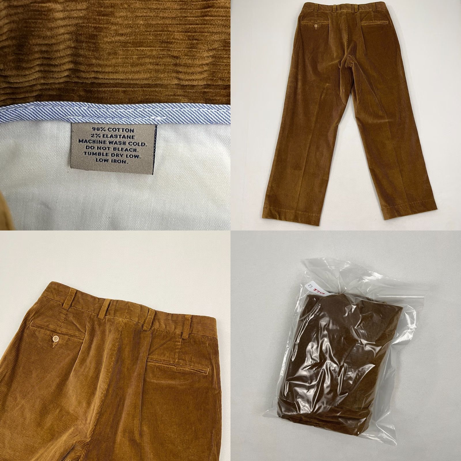 Bills Khakis Bills Khakis Pants Mens 34x28 Corduroy Brown M2 Classic Fit Trousers Size US 34 / EU 50 - 8 Thumbnail