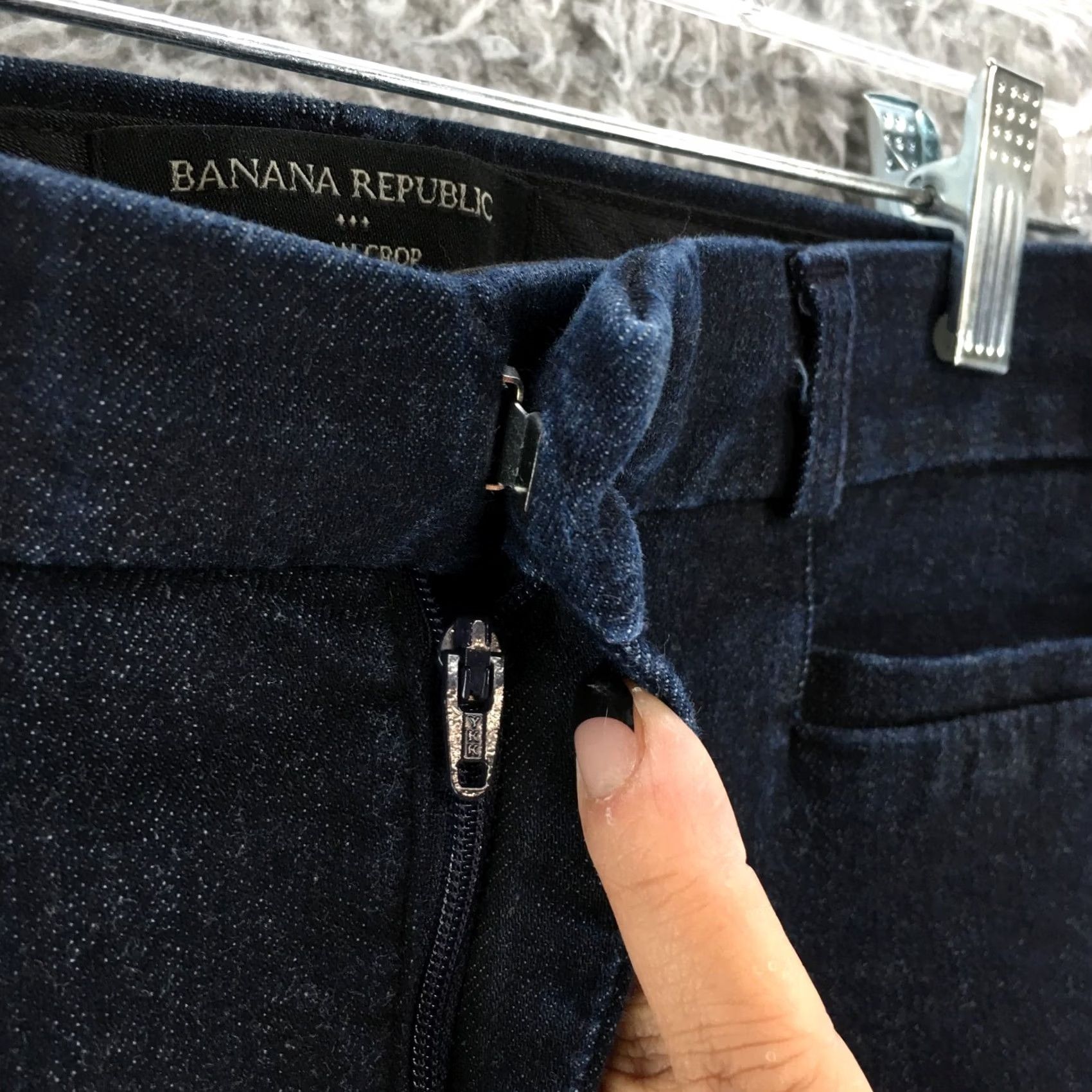 Banana Republic Banana Republic Sloan Crop Petite Skinny Jeans Womens 8 Petite Blue Mid Rise Jeans Size 30" / US 8 / IT 44 - 4 Thumbnail