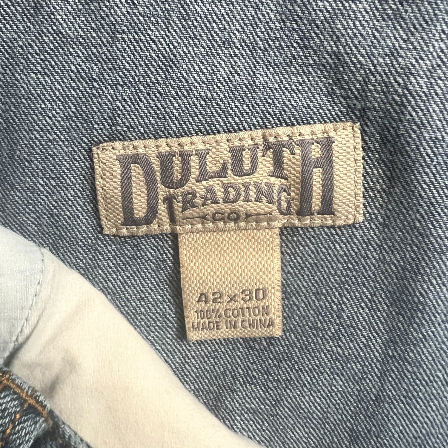 Duluth Trading Company VINTAGE Duluth Trading Company Ballroom Weekender Trim Fit Jeans Men Size 42x30 Blue Denim 90s Size US 40 / EU 56 - 2 Thumbnail