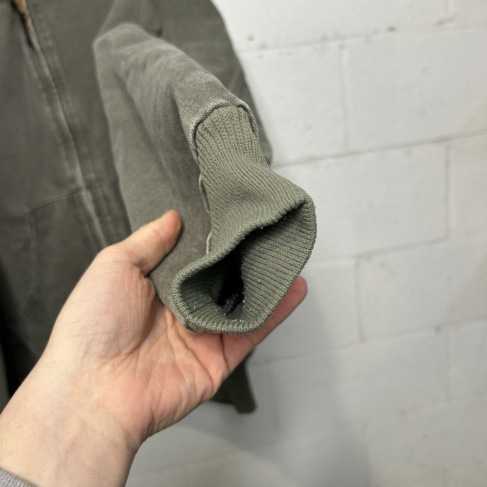 Carhartt Vintage Carhartt Thermal Hooded Active Jacket “Sage” J160 Size US XL / EU 56 / 4 - 12 Thumbnail