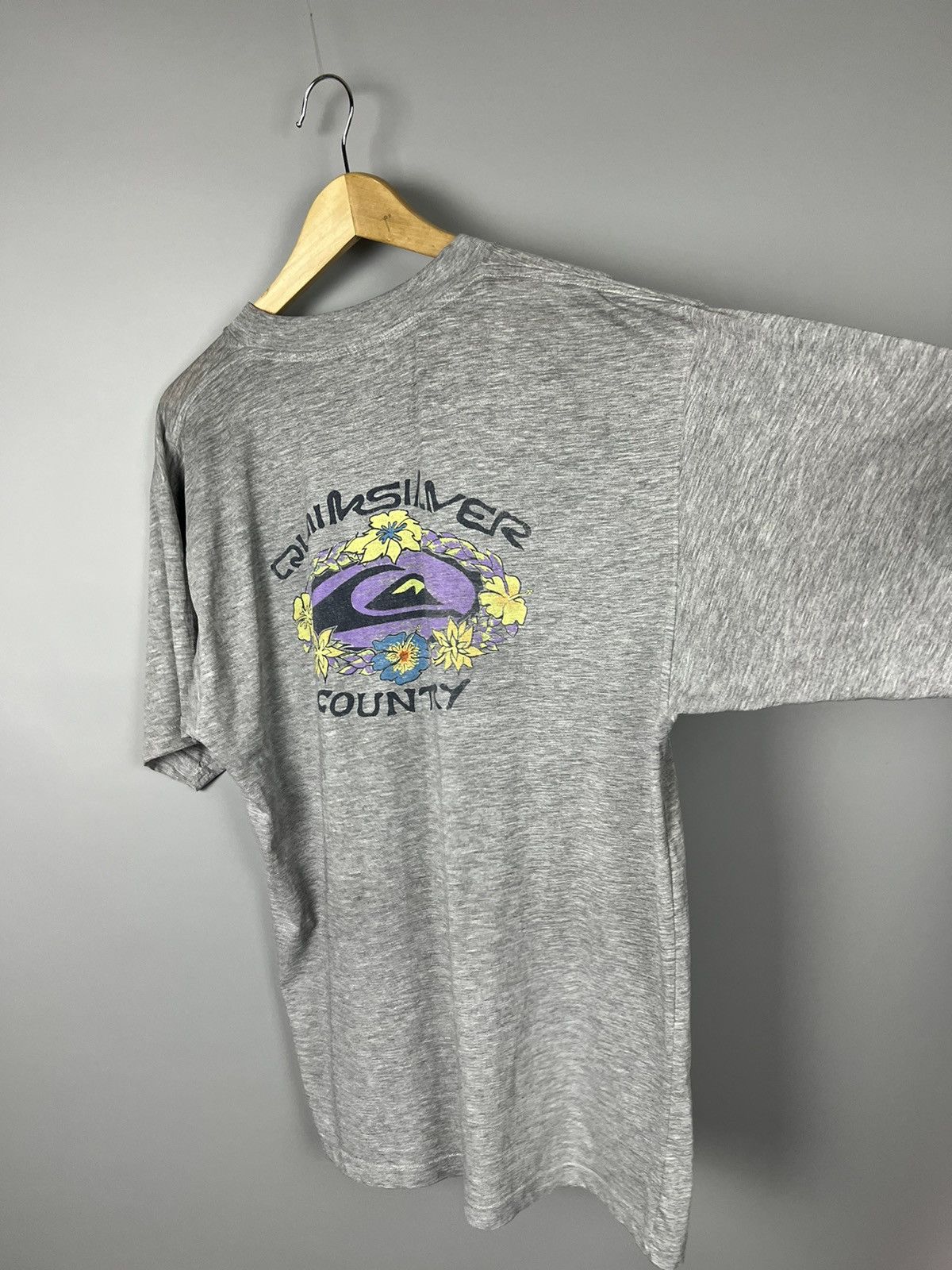 Quiksilver Rare vintage Quiksilver tee big logo 90-s Size US XL / EU 56 / 4 - 2 Thumbnail