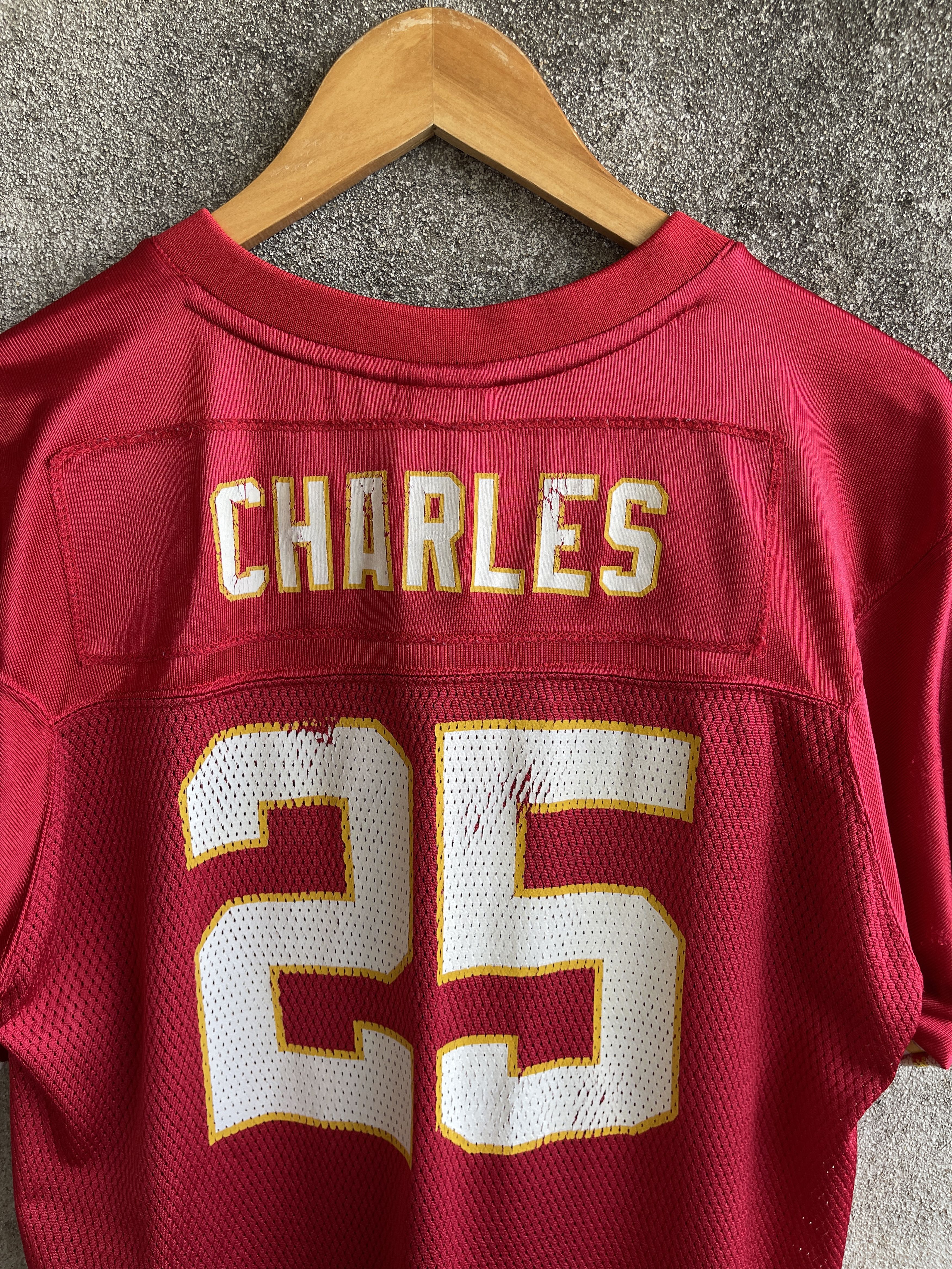 Awake NY × Reebok Vintage Trashed🔥EQUIPMENT NFL REEBOK🔥Charles 25 Jerseys Size US XL / EU 56 / 4 - 12 Thumbnail