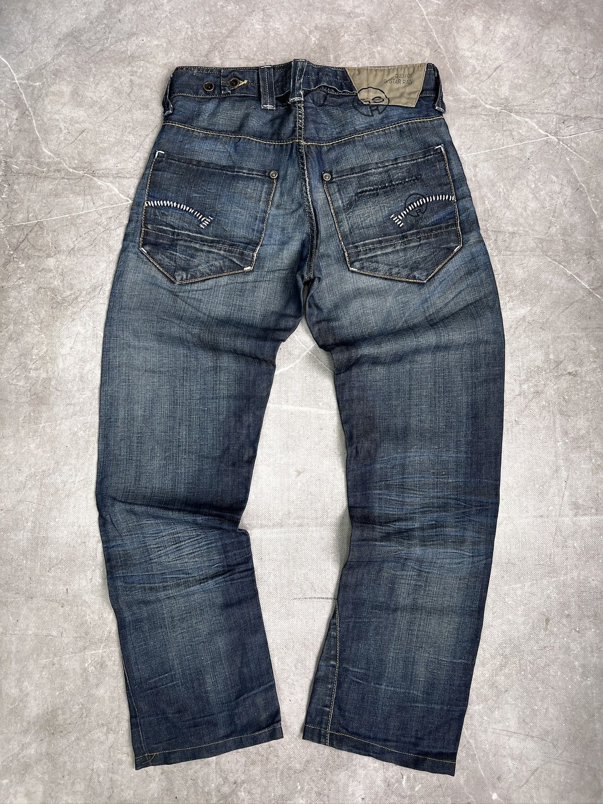 G-Star G star Raw regular boot cut rap jeans pants y2k Size US 31 - 6 Thumbnail