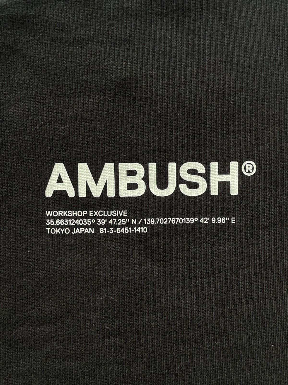 Ambush Design Ambush Crewneck Workshop Sweatshirt Black/Cloud Dancer Size US M / EU 48-50 / 2 - 4 Thumbnail