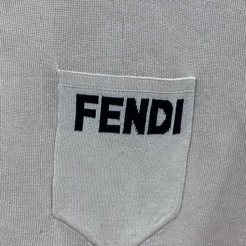 Fendi FENDI Pink Knit Long Sleeve Top Size 42 Size M / US 6-8 / IT 42-44 - 6 Thumbnail