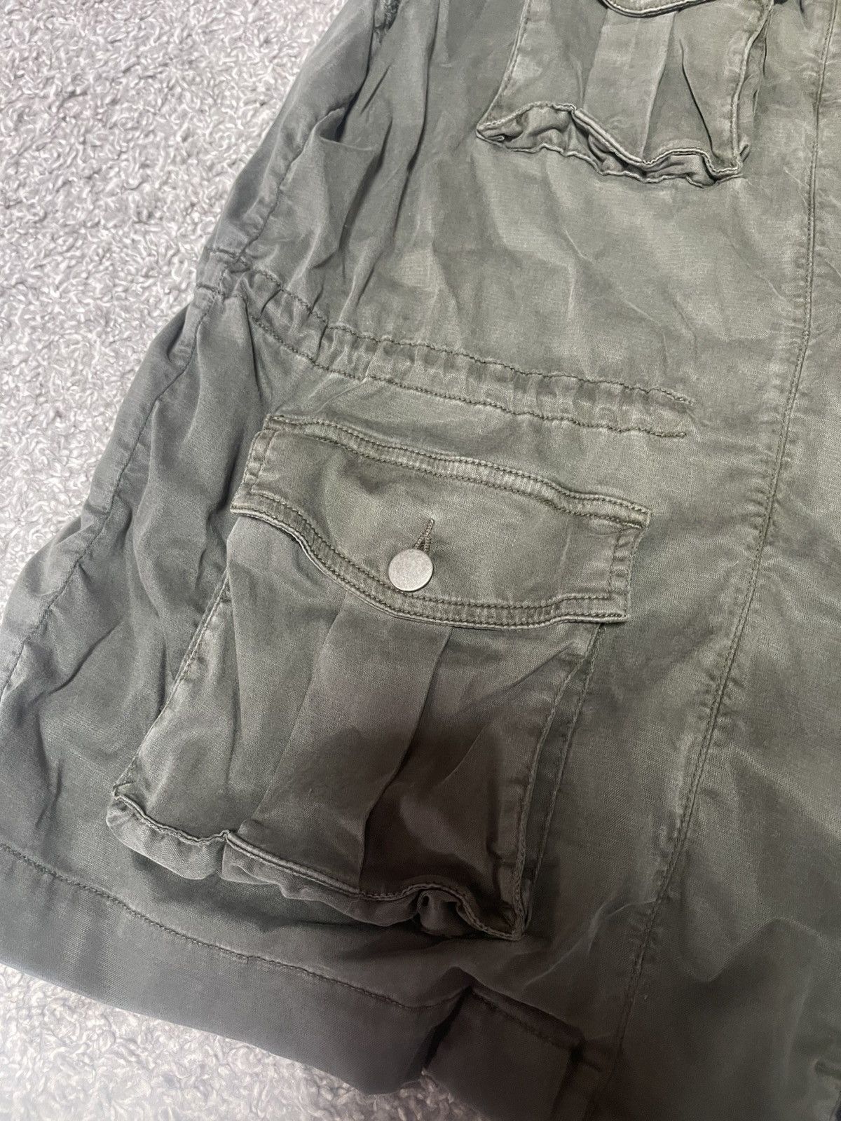 The Kooples The Kooples Olive Drab Stretch Tencel Field Vest Size L Size L / US 10 / IT 46 - 8 Thumbnail
