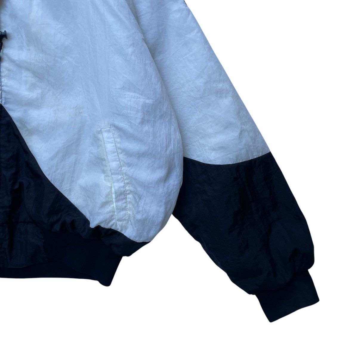 NHL × Rennoc 💥Vintage Renoc Bomber Asymmetrical Hooded Hockey Jacket Size US XL / EU 56 / 4 - 7 Thumbnail