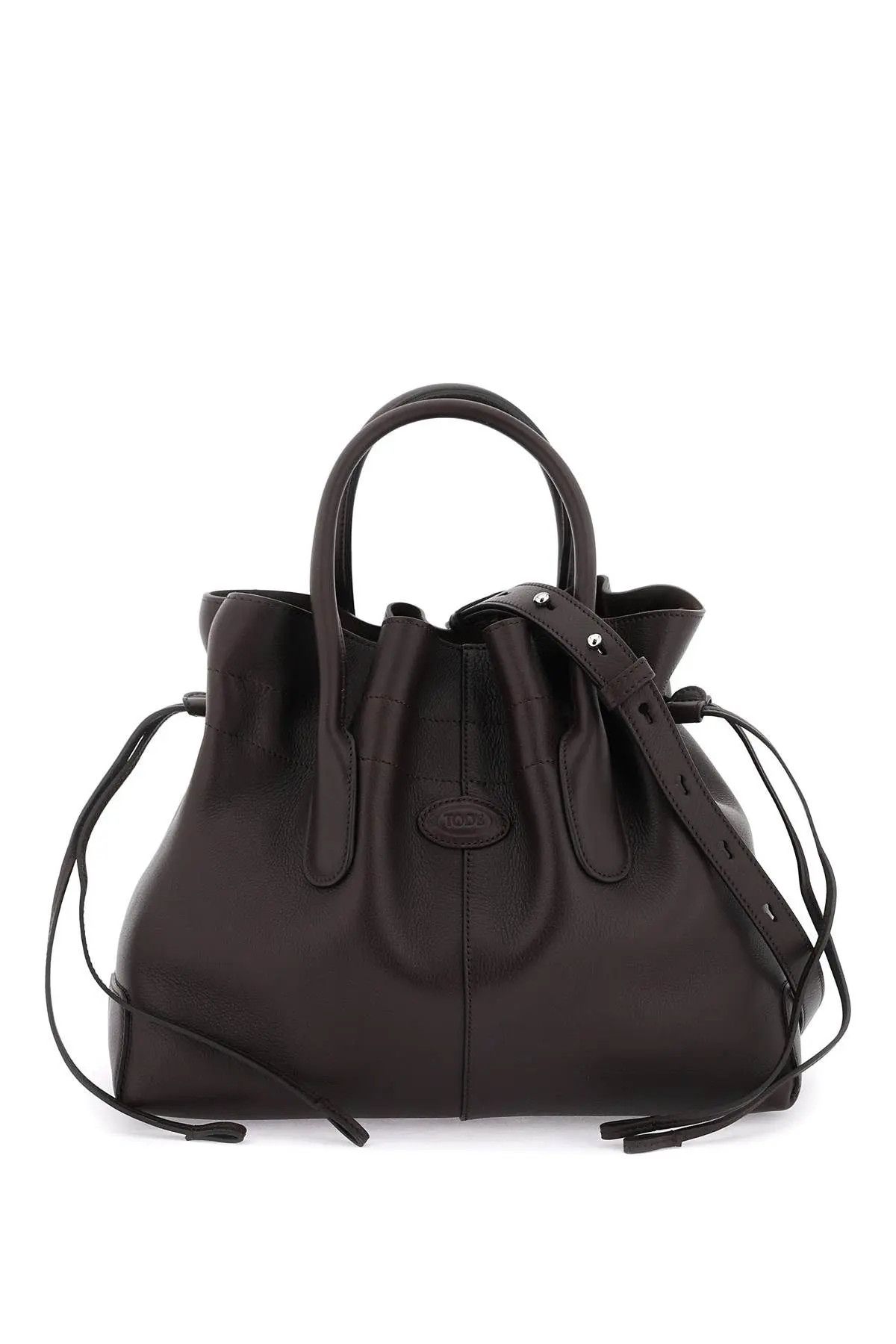 image of Tods O1S22I1N1223 Drawstring Handbag In Brown, Women's