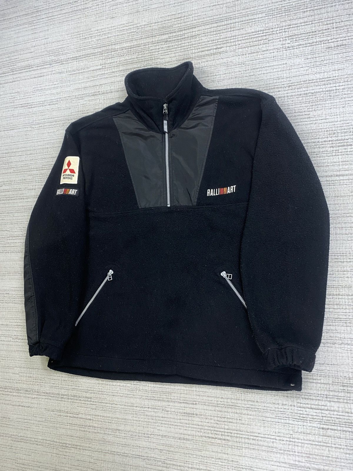 ICON Motorsports 90s Mitsubishi Ralli Art Embroidery Logo Half Zipper Jacket Size US XL / EU 56 / 4 - 5 Thumbnail