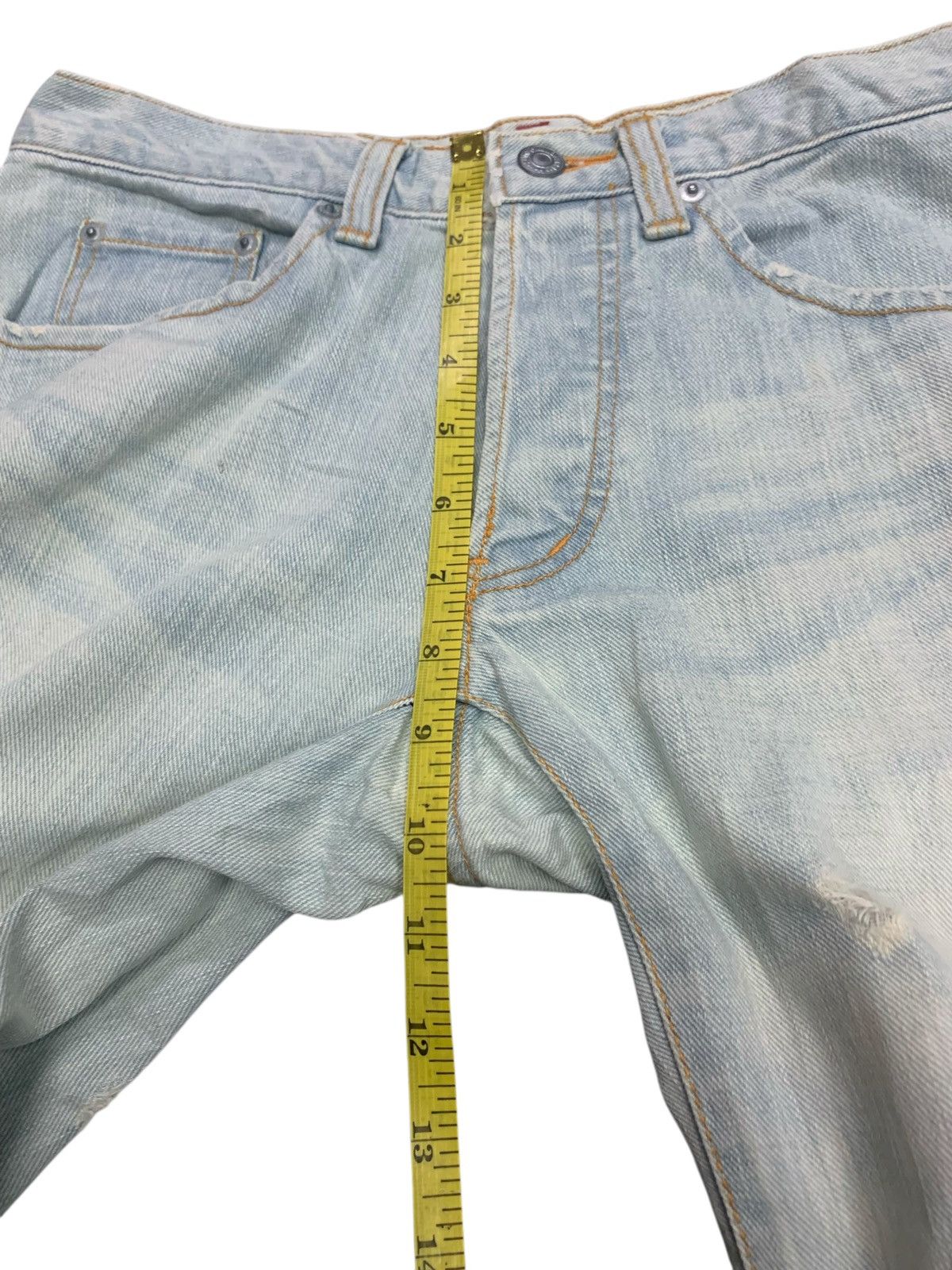 Issey Miyake Issey Miyake Sunao Kuwahara Distressed Design Jeans Size US 30 / EU 46 - 11 Thumbnail