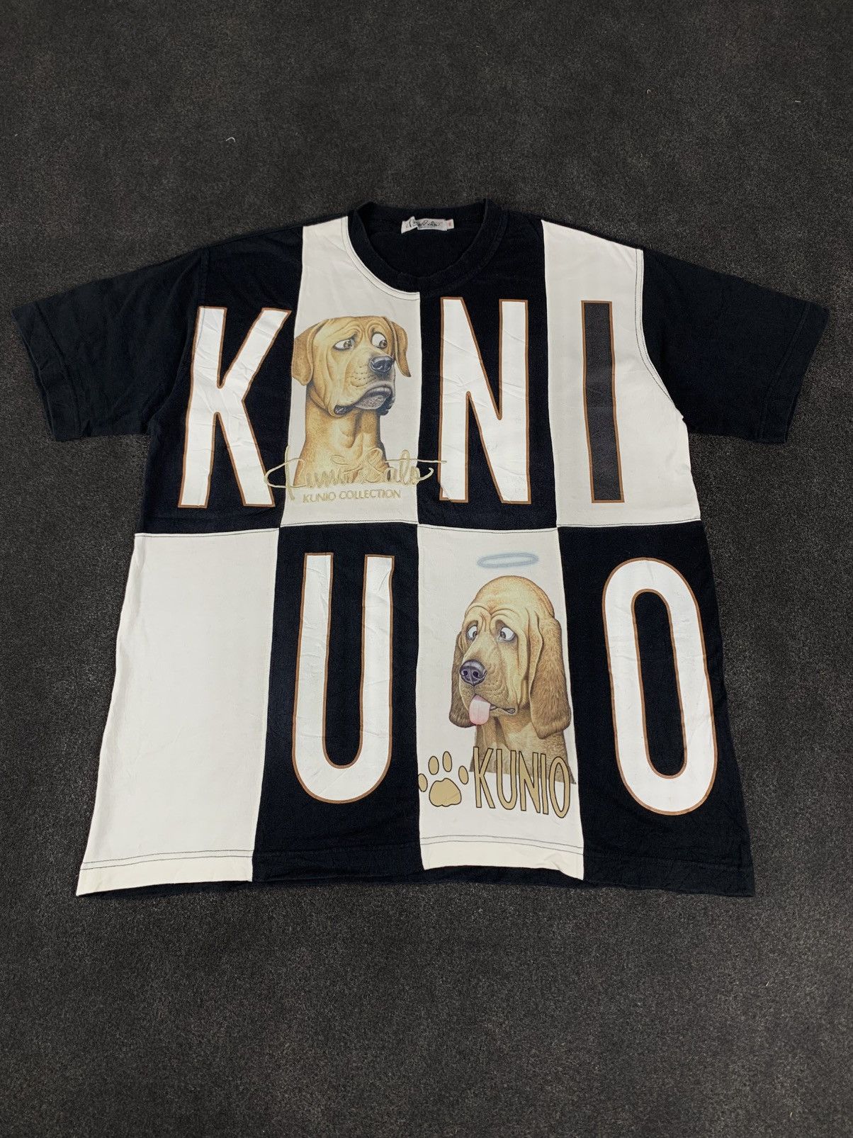 Vintage Vintage Kunio Collection Oversized Patchwork T-Shirt Size US L / EU 52-54 / 3 - 2 Thumbnail