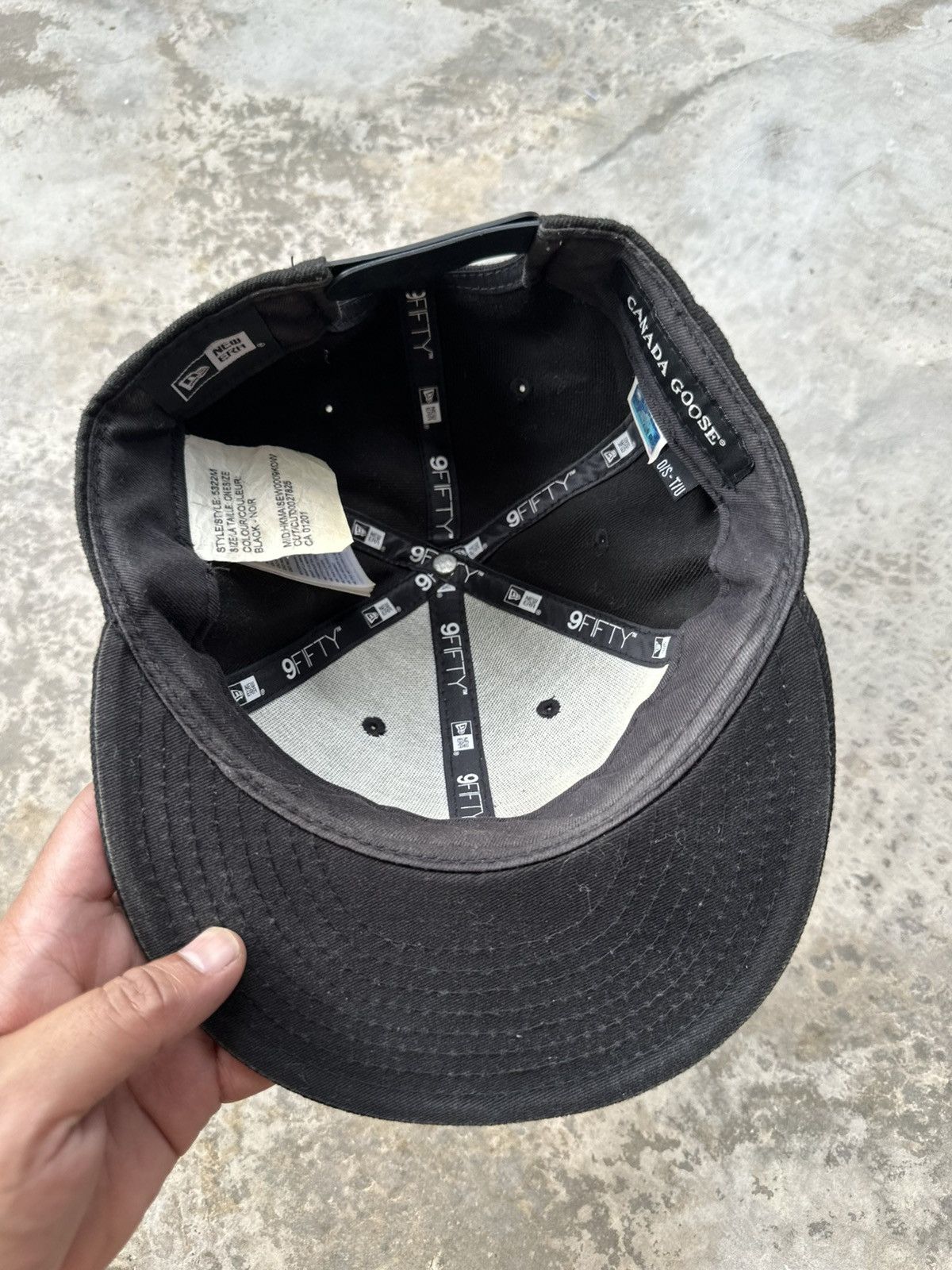 Canada Goose × New Era Canada Goose New Era Arctic Logo Classic Black Snapback Cap Size ONE SIZE - 18 Thumbnail