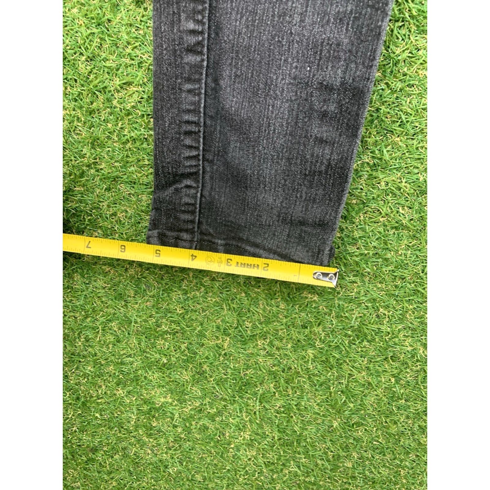 Vintage Judy Blue Jeans Womens 11 Black High Rise Button Fly USA 28x32 Stretch Size 32" / US 10 / IT 46 - 5 Thumbnail