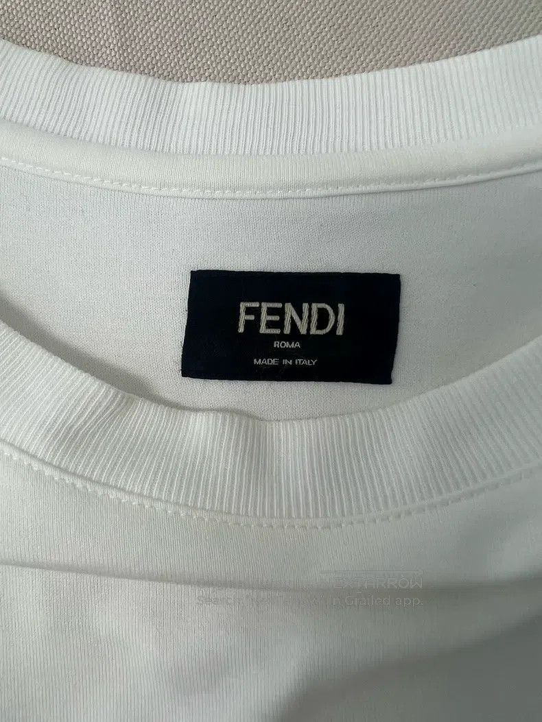 Fendi Fendi baguette embroidery printed short-sleeve white T-shi Size US S / EU 44-46 / 1 - 4 Thumbnail
