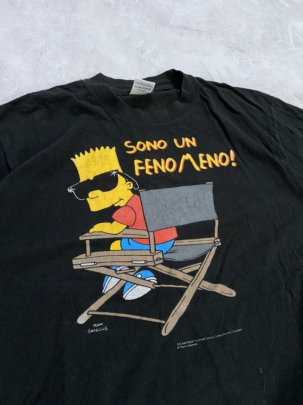 The Simpsons × Vintage 🌝 Vintage 1998 T-Shirt The Simpsons BART Sono Un Fenomeno Size US L / EU 52-54 / 3 - 2 Thumbnail