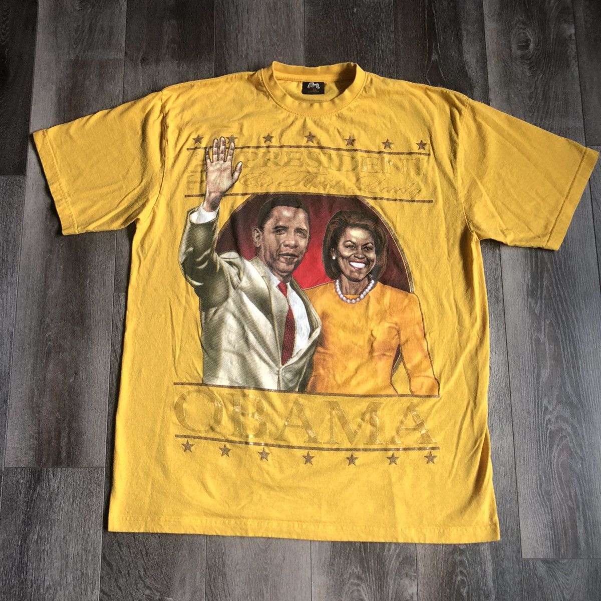 Rap Tees Vintage President Barack Obama First Lady Family Graphic Tee Size US XXL / EU 58 / 5 - 1 Thumbnail