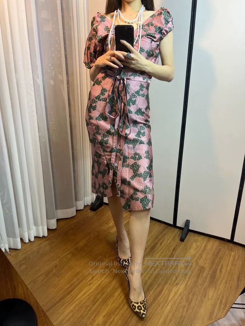 Vivienne Westwood Vivienne Westwood Alien Pink and Green Dress Size XS / US 0-2 / IT 36-38 - 9 Thumbnail