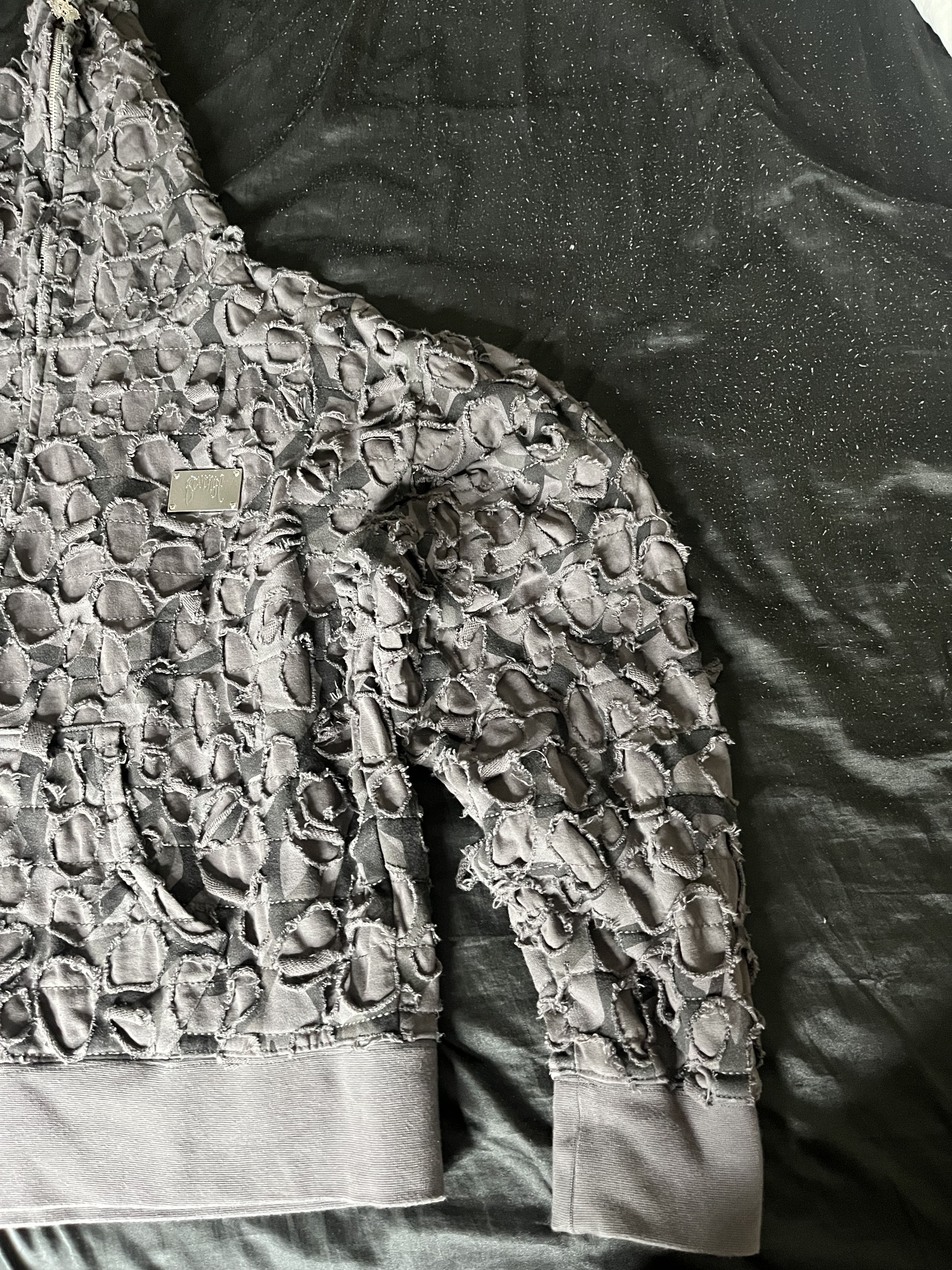 Revenge Revenge Boro R-camo distressed full zip hoodie Size US M / EU 48-50 / 2 - 2 Thumbnail