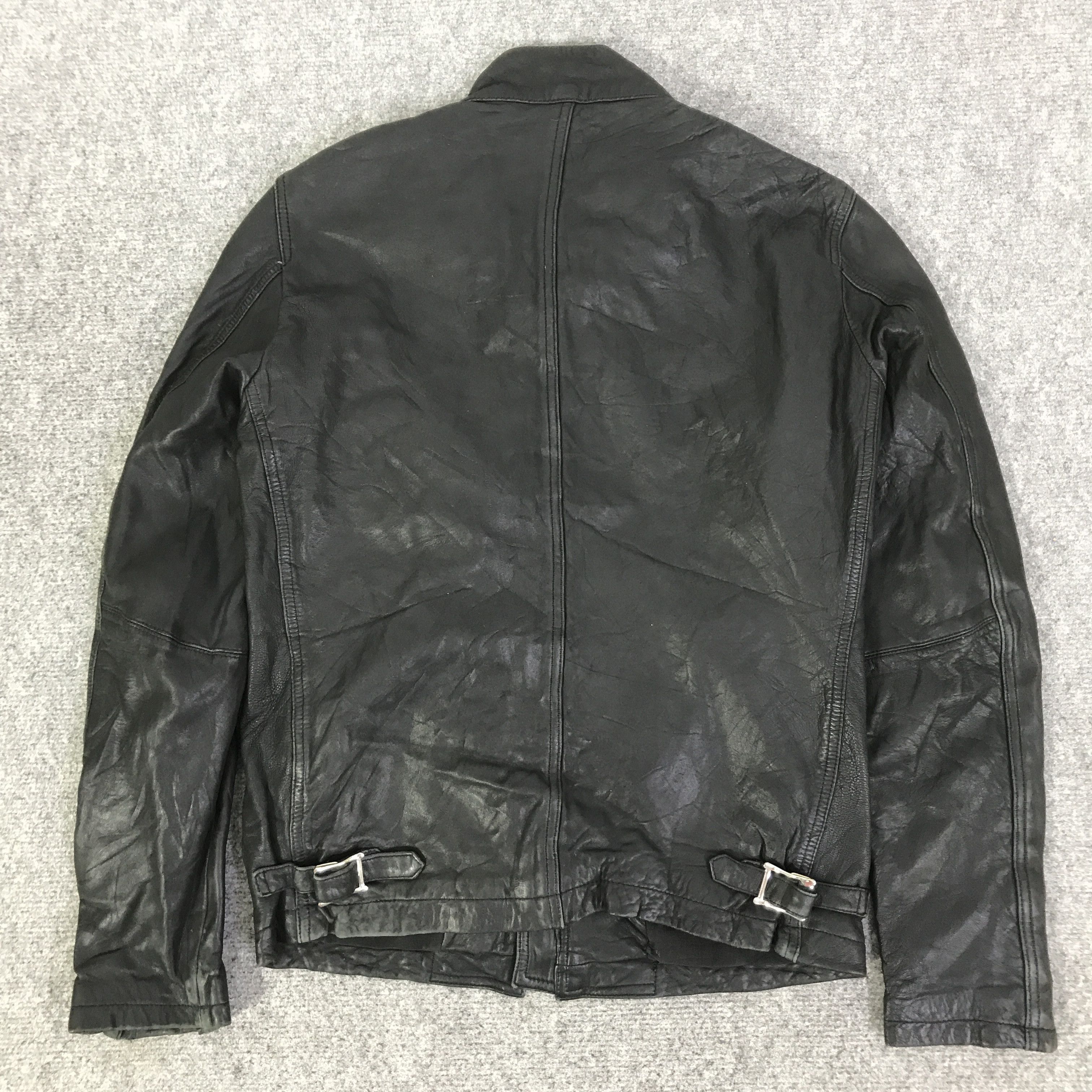 If Six Was Nine GOTHIC PUNK AMERICAN RAG CIE LEATHER JACKET K102B20 Size US S / EU 44-46 / 1 - 3 Thumbnail