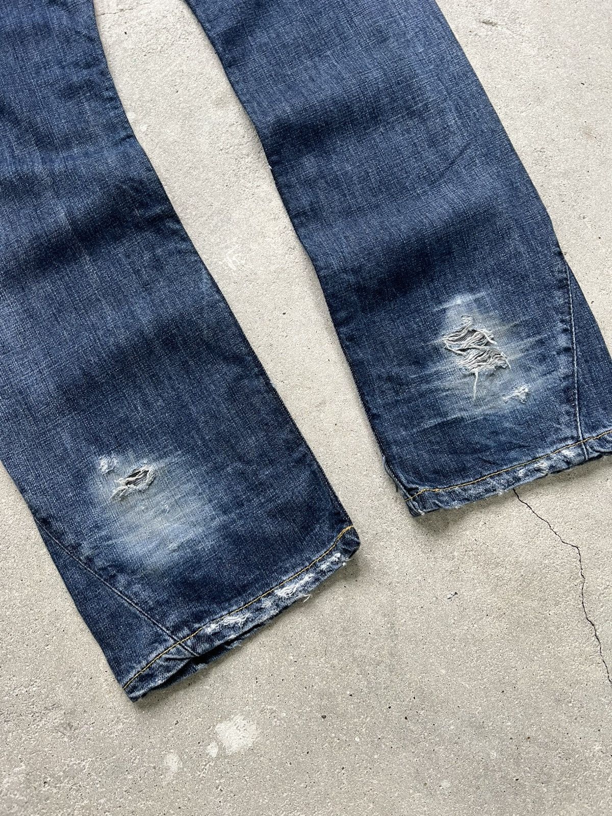 Hysteric Glamour × If Six Was Nine × Le Grande Bleu (L.G.B.) Rare Vintage IfSixWasNine style jeans LGB distressed denim Size 25" / US 0 / IT 36 - 6 Thumbnail