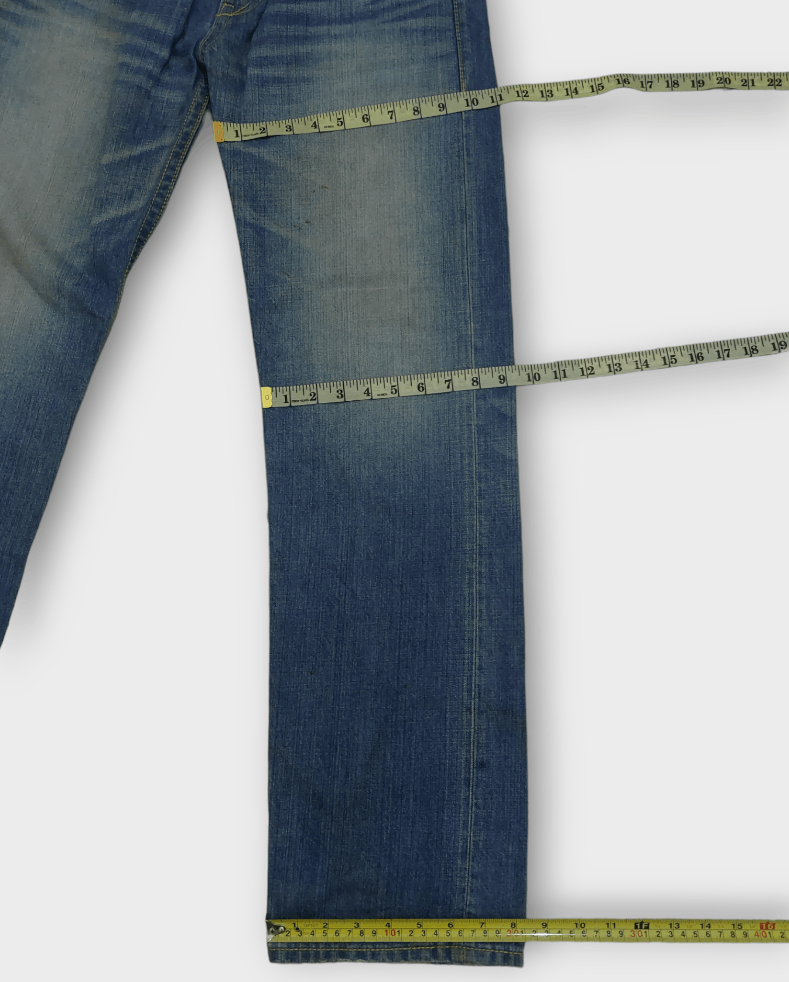 Vintage Japanese Co & Lu Big Logo Jeans Size US 34 / EU 50 - 15 Thumbnail