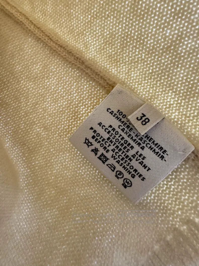 Hermes Hermes Beige Cashmere Knit Sweater, 100% Cashmere Size XS / US 0-2 / IT 36-38 - 4 Thumbnail